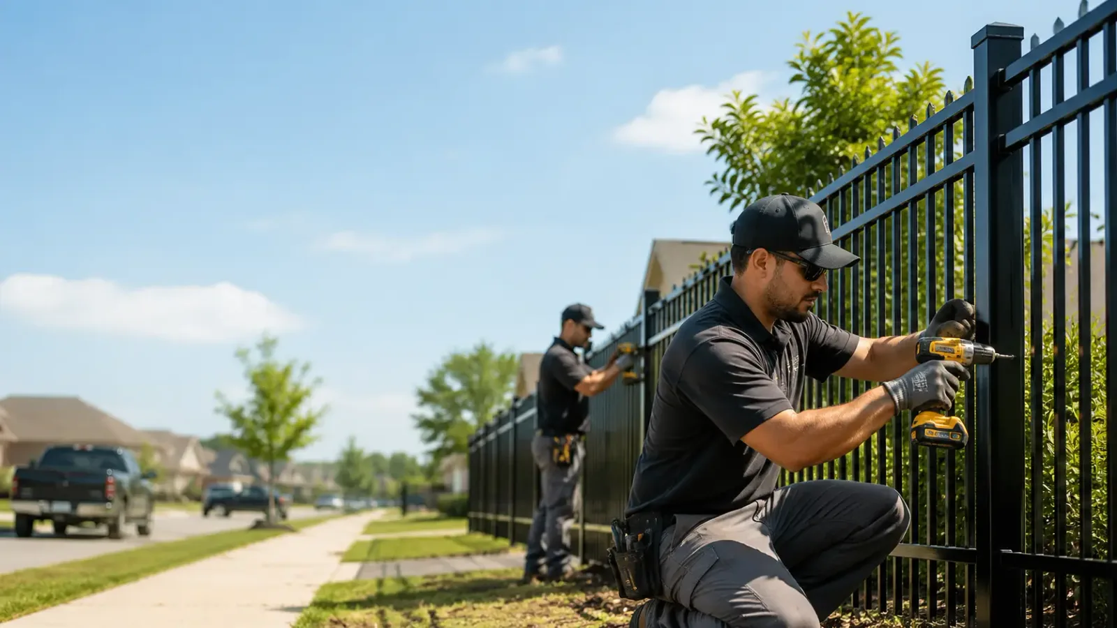 Metal Fence Installation in Berwick, LA